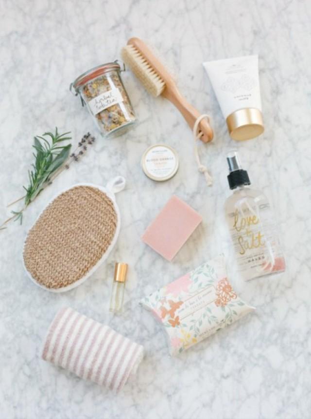 Pretty And Useful DIY Pamper Basket For Bridesmaids Weddingomania