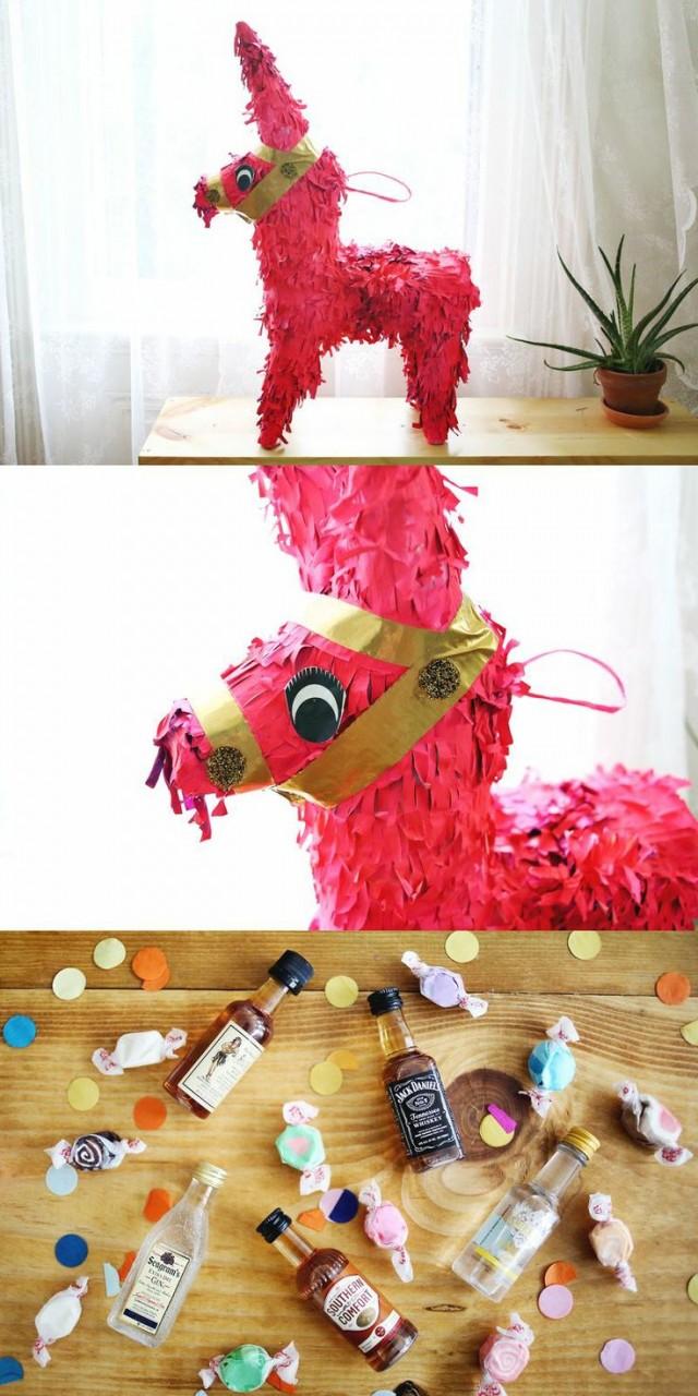 Liquor Airplane Bottles In A Pinata… What A Great Bachelorette Party Idea!
