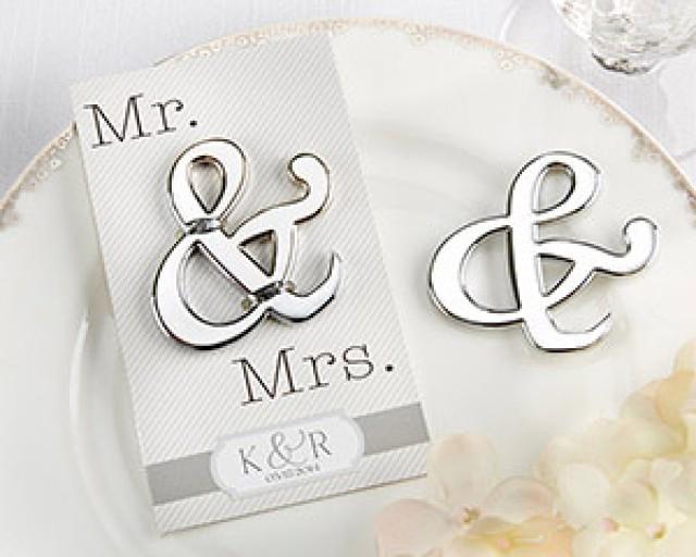 wedding photo - "Mr. & Mrs." Ampersand Bottle Opener (Available Personalized)