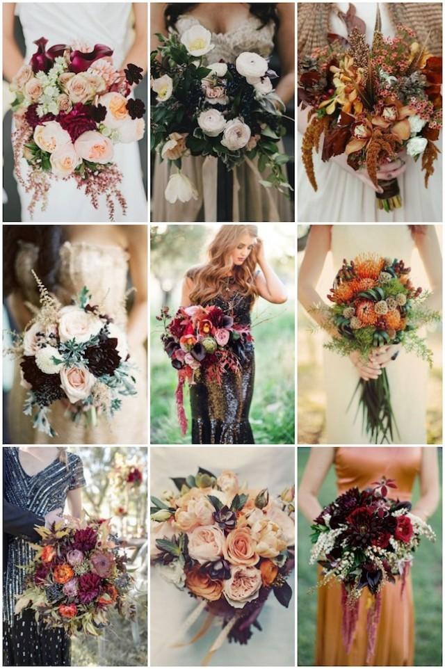 wedding photo - 25 Stunningly Gorgeous Fall Bouquets for Autumn Brides