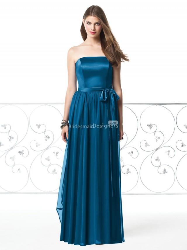 Blue bridesmaid dresses strapless Blue bridesmaid dresses strapless