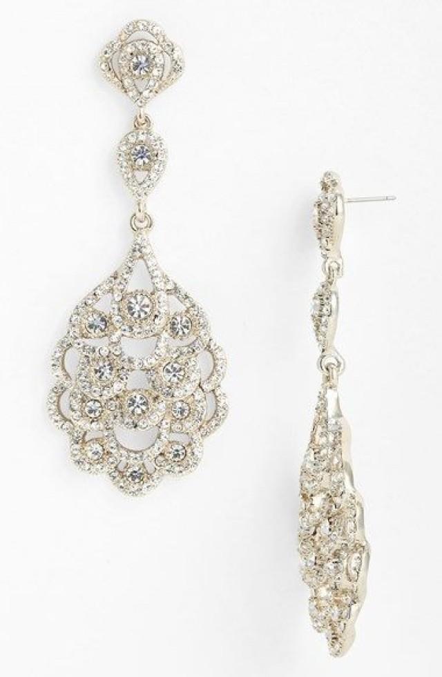 wedding photo - Women's Nina 'Eiffel' Statement Drop Earrings