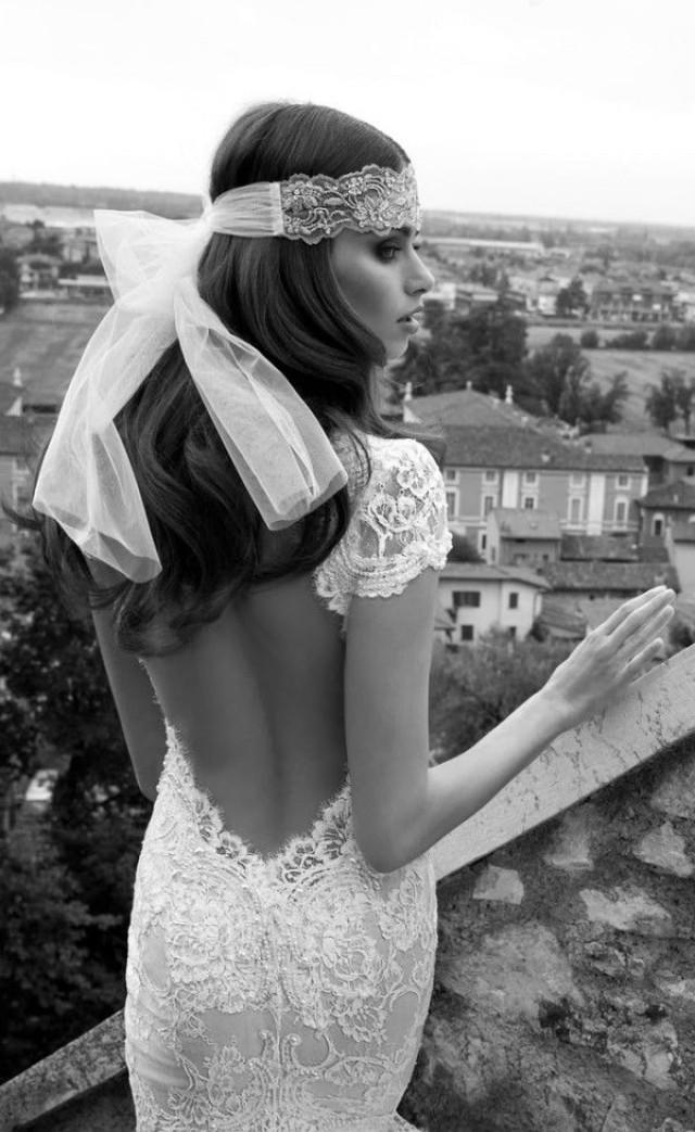 wedding photo - Julie Vino Dress Wedding Dress Cap Sleeve Custom Beads Slit Featuring Prom Gowns
