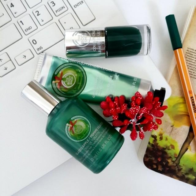 The Body Shop Glazed Apple Parfum Ve El Kremi Weddbook