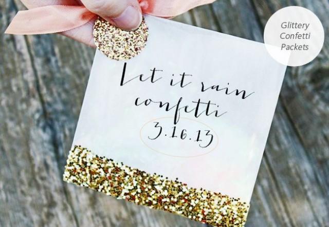 wedding photo - 6 Gold And Sequins Wedding DIY Projects