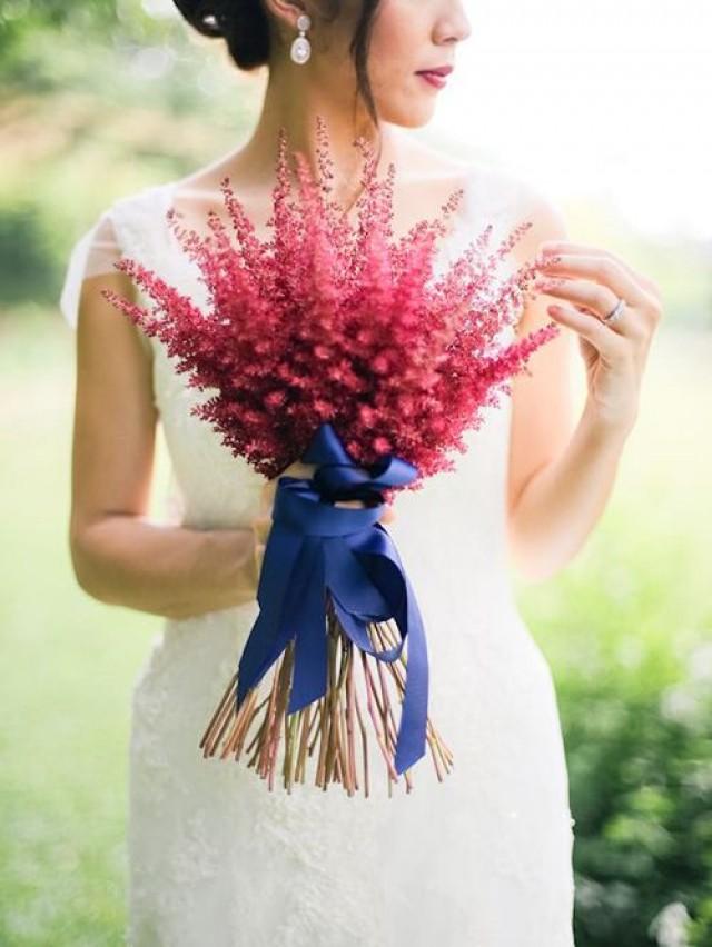 wedding photo - Astilbe In Wedding Flowers And Bouquets