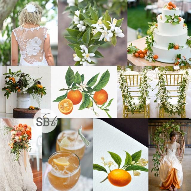 Orange Blossom Wedding Inspiration SouthBound Bride Weddbook