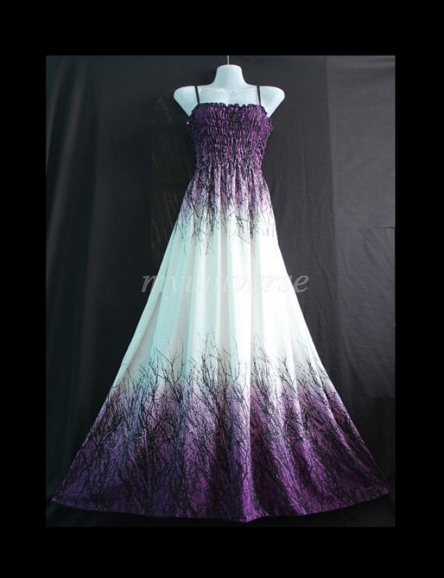 Maxi Dress Purple Bridesmaid Dress Women Plus Size Prom ...