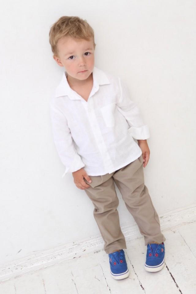 boys tan dress pants