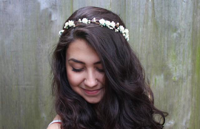 Bridal Flower Crown Bridal Hair Accessories Bridal Headband
