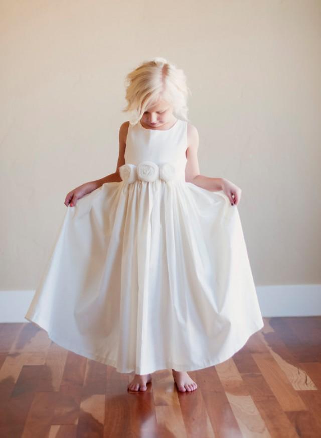1920's style flower girl dresses
