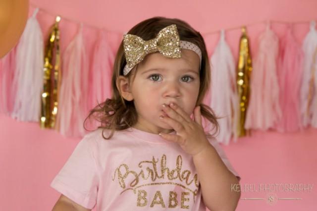 gold headband for baby girl