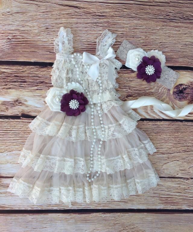 little girl vintage lace dress