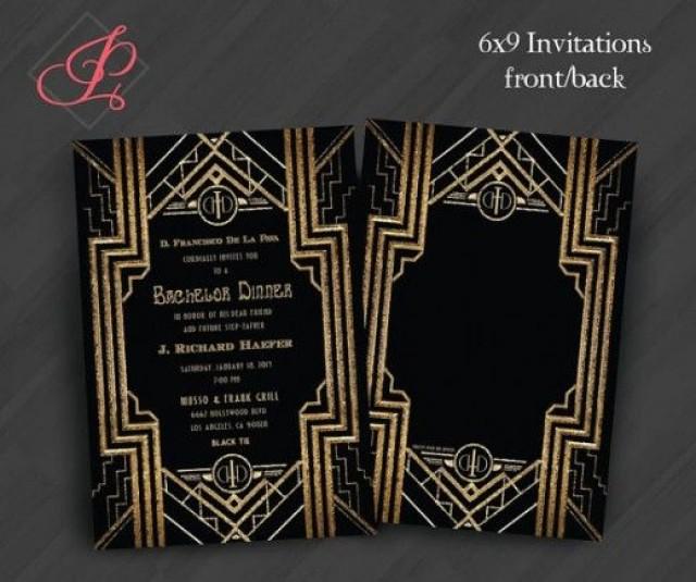Great Gatsby Monogram Invitations Or For Your Special Event Shown For Holiday Party In Black Gold 2223556 Weddbook Want to add some glitz, glamour, and that chic extra touch to your evening party event?! great gatsby monogram invitations or for your special event shown for holiday party in black gold 2223556 weddbook