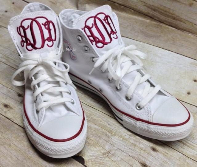 monogrammed converse high tops