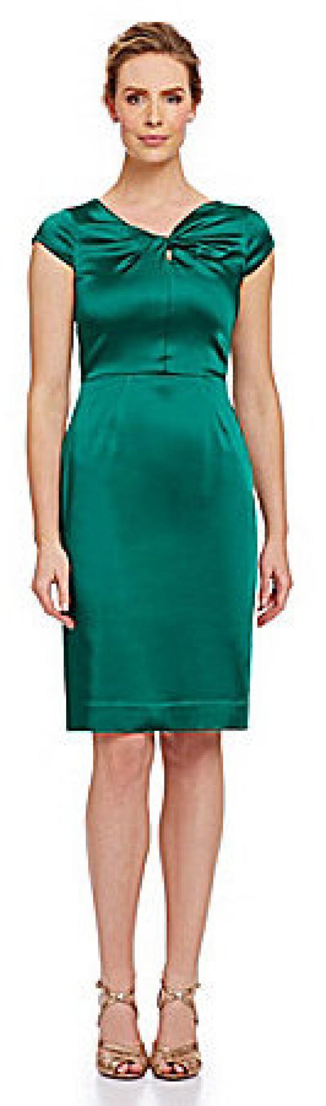 Satin Sheath Dress