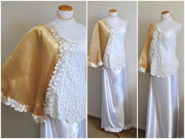 Kimono Sleeve Wedding Gown Custom Order Grecian Wedding Dress