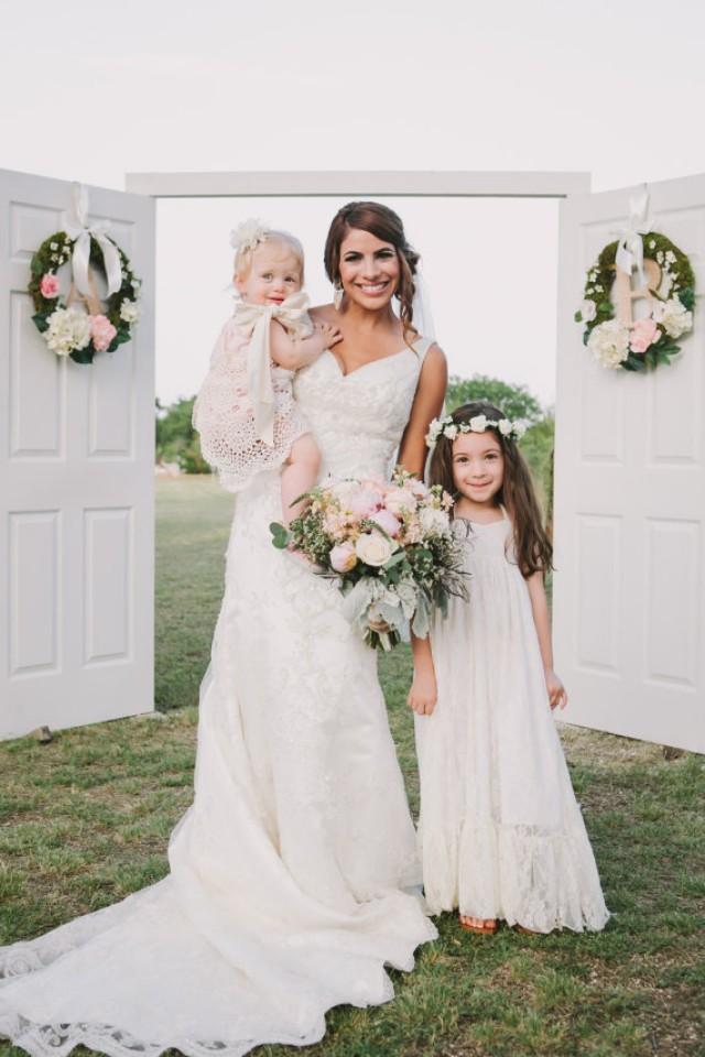 flower girl dresses for rustic wedding