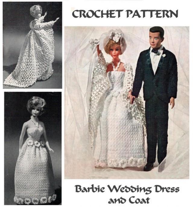 Instant Download Pdf Sixties Crochet Pattern To Make A Barbie