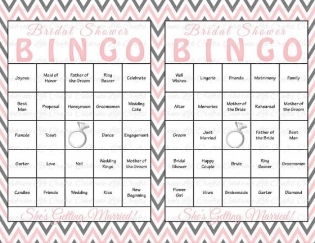 30 Bridal Shower Bingo Playing cards - Do-it-yourself Printable Occasion Sport photo regarding Bridal Bingo Printable titled 30 Bridal Shower Bingo Playing cards - Do it yourself Printable Bash Recreation