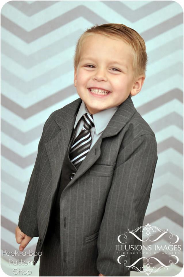 Little Gentleman Suit Jacket: Boys Suit Jacket Pattern, Boys Blazer Pattern, Boys Suit Coat Pattern