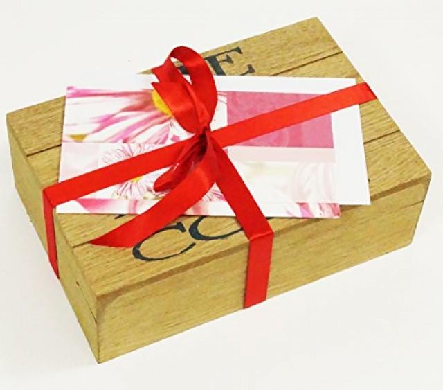 wedding photo - Hochzeitsspiel: Hochwertige Geschenkboxen und Schatztruhen aus Holz mit Schnitzereien, Foto-Box, Geschenkverpackung, KOMPLETT-SET 3-teilig mit Geschenkband und Glückwunschkarte, PORTOFREI- auch als Geschenkkarton und Geschenkverpackung für Geldgeschenke, 