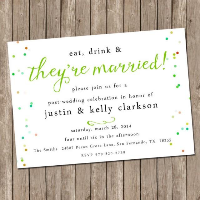 Wedding Brunch Invitation - Bridesmaids Luncheon Invitation - Wedding Party - Digital File