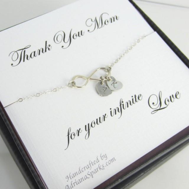 Mother Of The Bride Or Groom Infinity Bracelet, Mothers Gifts, Gifts ...