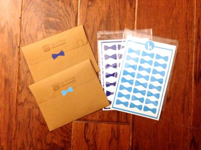 24 Bow Tie Stickers Envelope Seals Wedding Invitations And 24 Bow Tie Stickers Envelope Seals Wedding Invitations And Favors Sbooking Wall Safe Diy Baby Shower Invitation 2250572