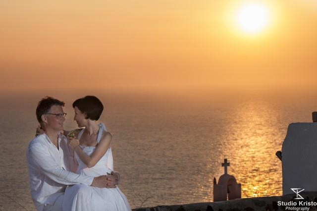 wedding photo - Santorini Pre Wedding Photography