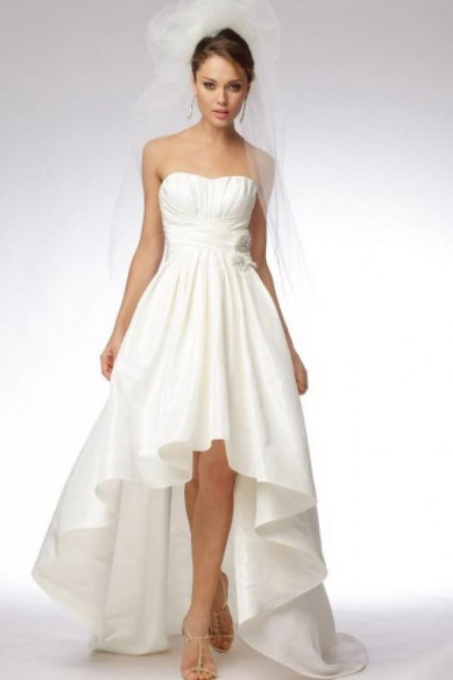 wedding photo - Figure-Flattering Ball Gown Sweetheart Taffeta Bridal Casual Wedding Dress