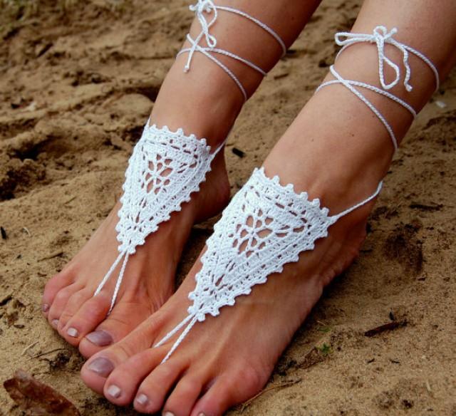 Consider, that Beach wedding barefoot sandal crochet me All charm! Beach wedding barefoot sandal crochet apologise