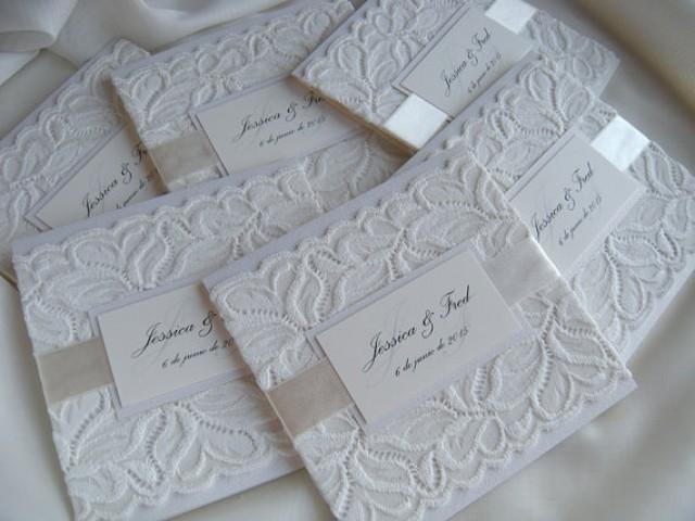 wedding photo - Items similar to 15 Wedding Invitation for Jessica on Etsy
