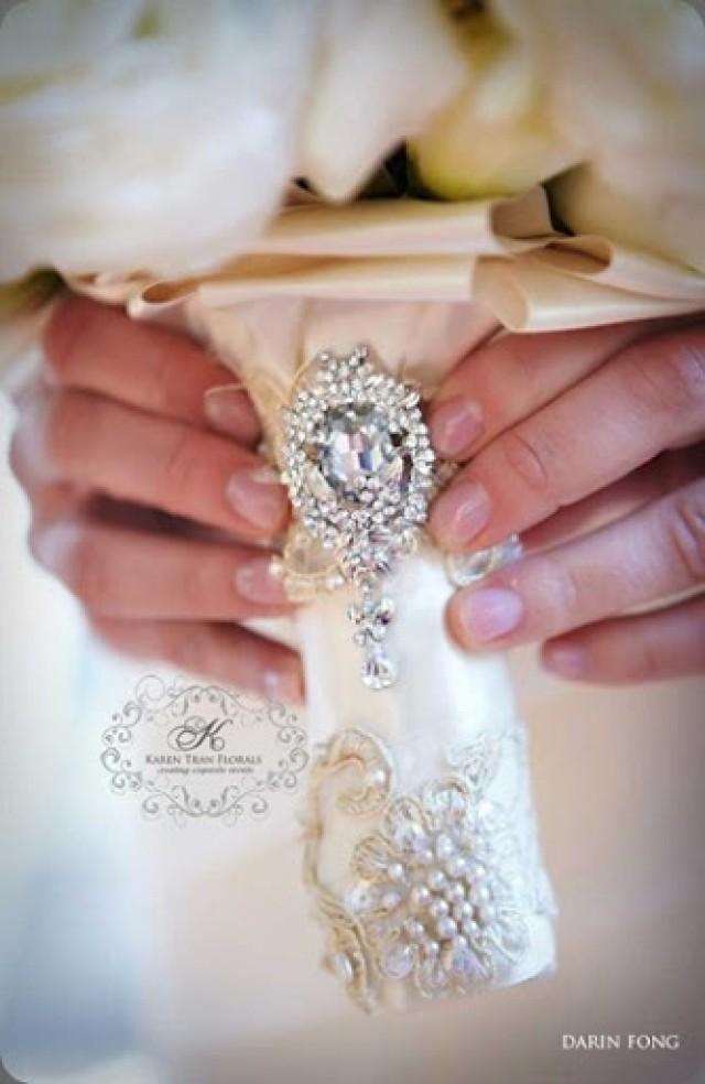 wedding photo - Stunning Bouquet Detail. Karen Tran Floral