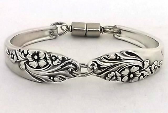 Extra Small Spoon Bracelet Evening Star 1950 Silverware