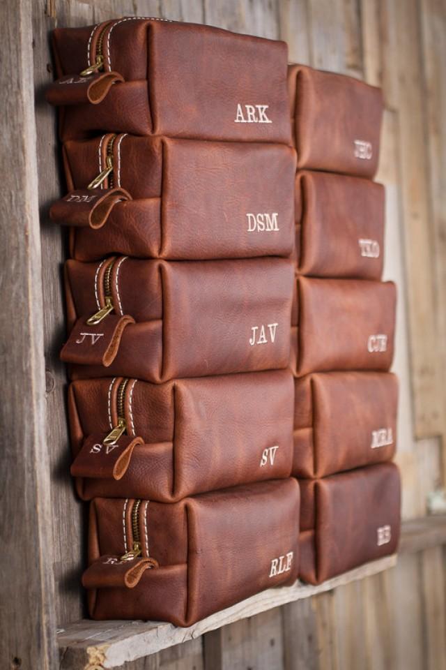 custom groomsmen gift leather dopp kit leather shaving custom groomsmen gift leather dopp kit leather shaving