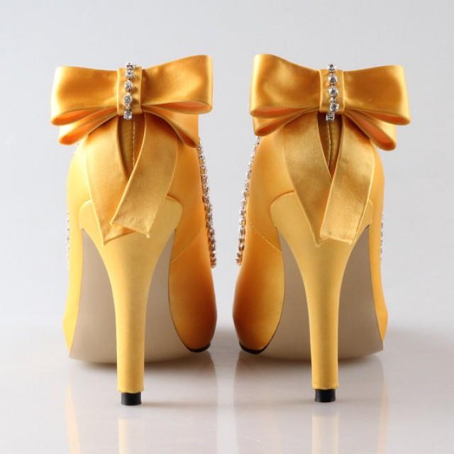 formal yellow shoes