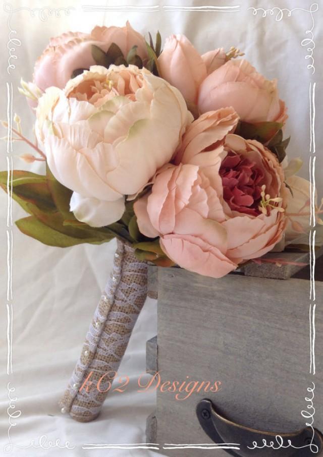 Silk Flower Wedding Bouquet. Silk Bouquet. Bridal Bouquet. YOUR COLORS