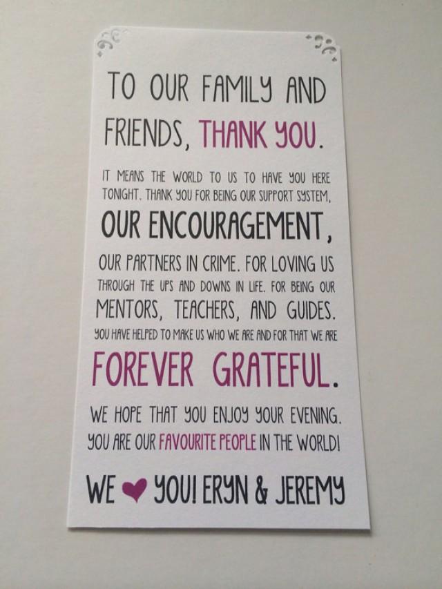 Wedding Program Message To Family And Friends Camfortcell S Diary