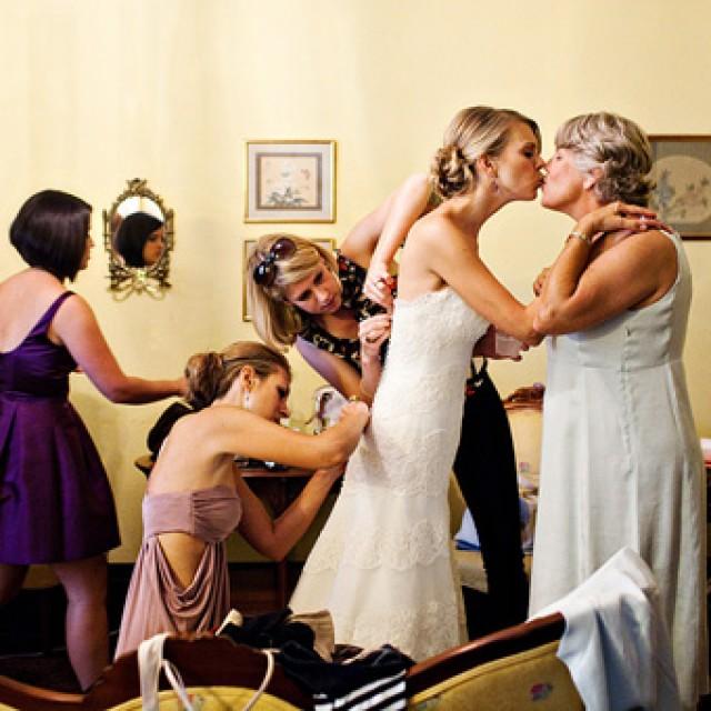 wedding photo - Bride and her mom!