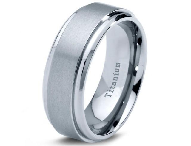 titanium rings band wedding