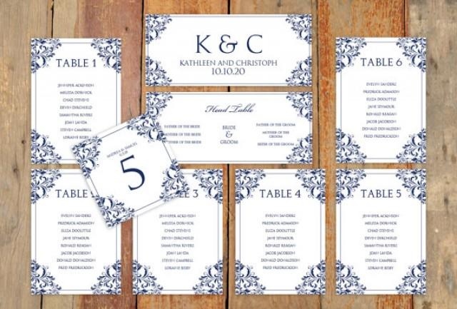 Wedding Seating Chart Template Word