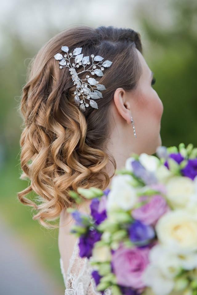 wedding photo - Silver Wedding Comb