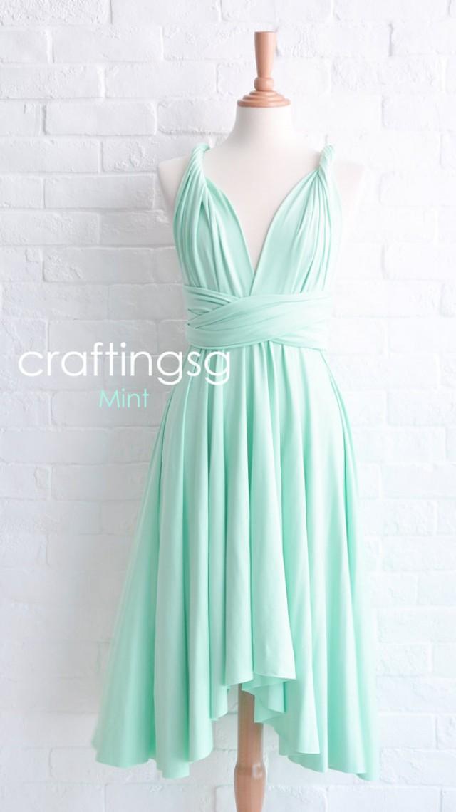 Wedding Party Dresses 49 Mint Infinity Bridesmaid Dress Oscar