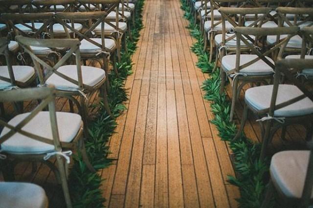 Simple Summer Wedding Aisle Decor Weddbook