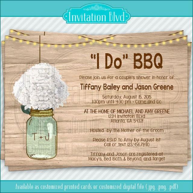 I Do Bbq Invitation S Shower Barbecue I Do Bbq Invitation S Shower Barbecue Engagement Party Rustic Rehearsal Dinner