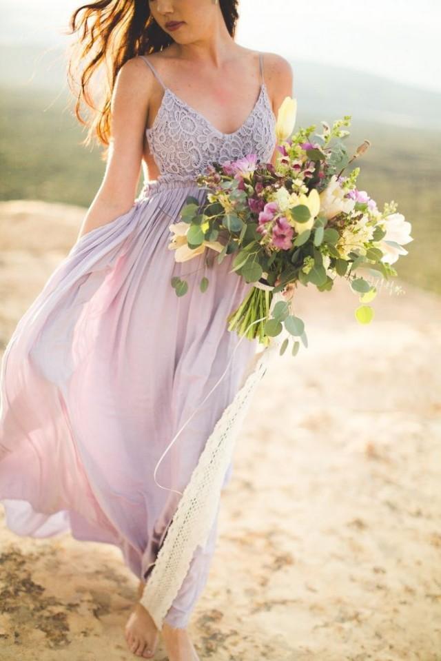 wedding photo - Breathtaking Bridals On The Cliffs Of New Mexico