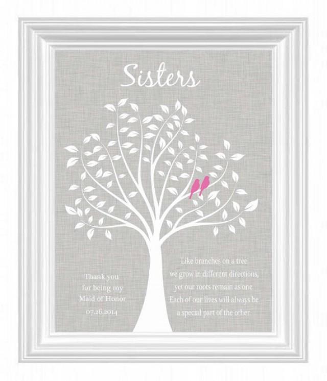 sisters-personalized-gift-maid-of-honor-gift-wedding-gift-for-sister ...