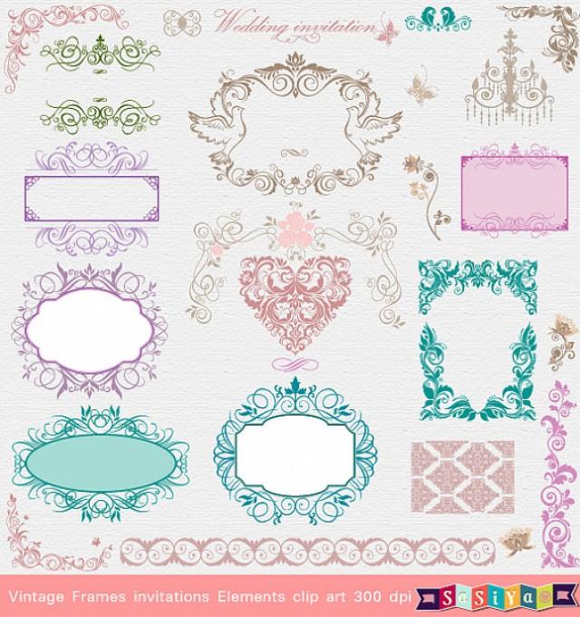 free download clip art wedding invitations - photo #41