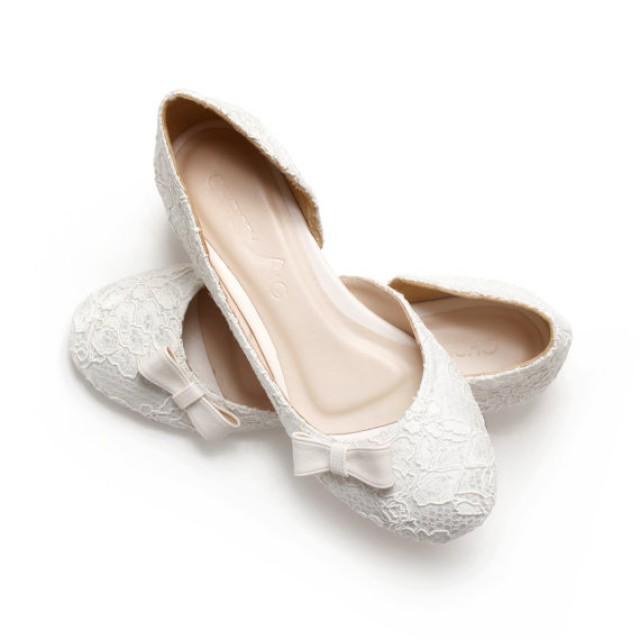 ... wedding-1-inch-ballerinas-ivory-lace-satin-bridal-flats-wedding-shoes